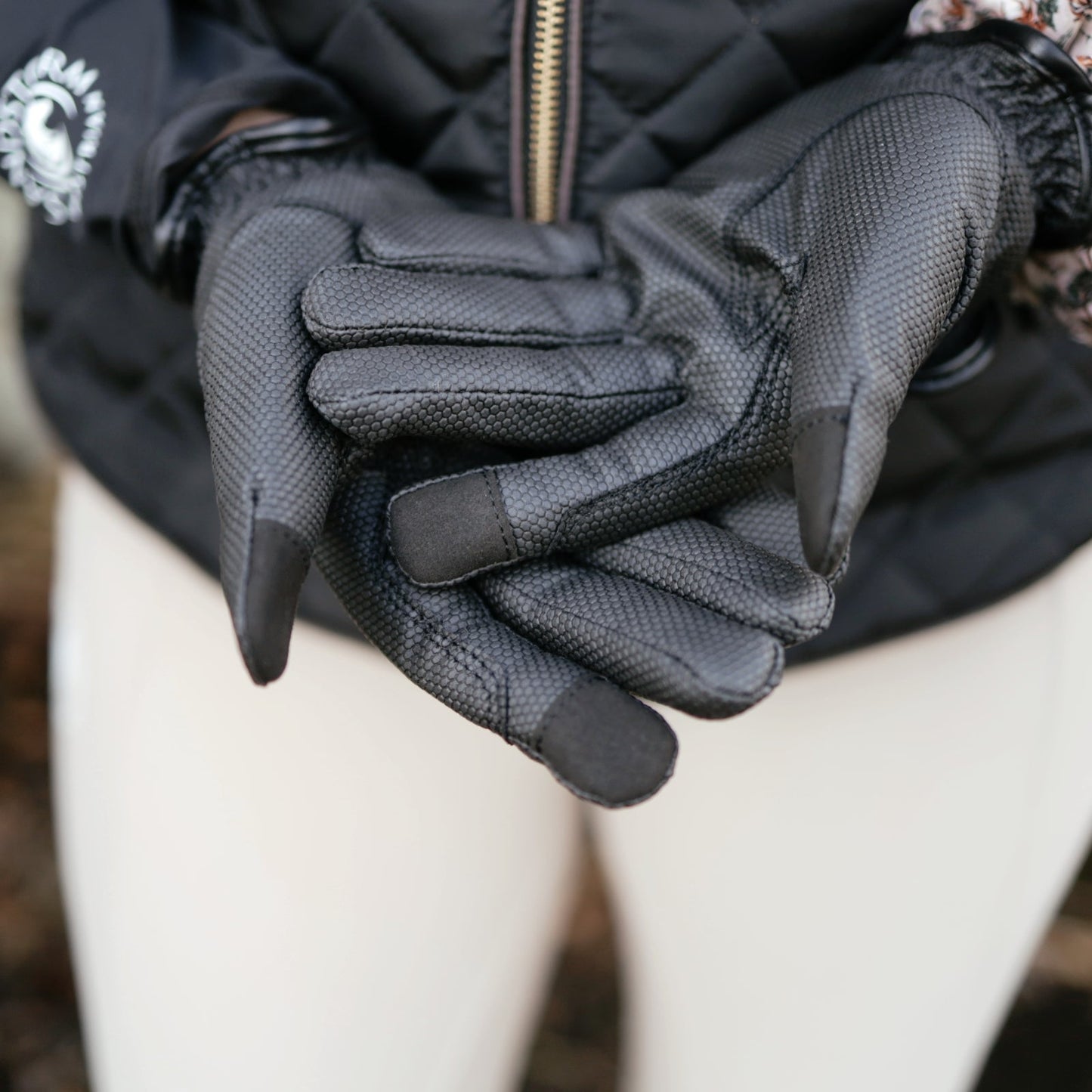 Sandstorm Equestrian Thermal Gloves - Black