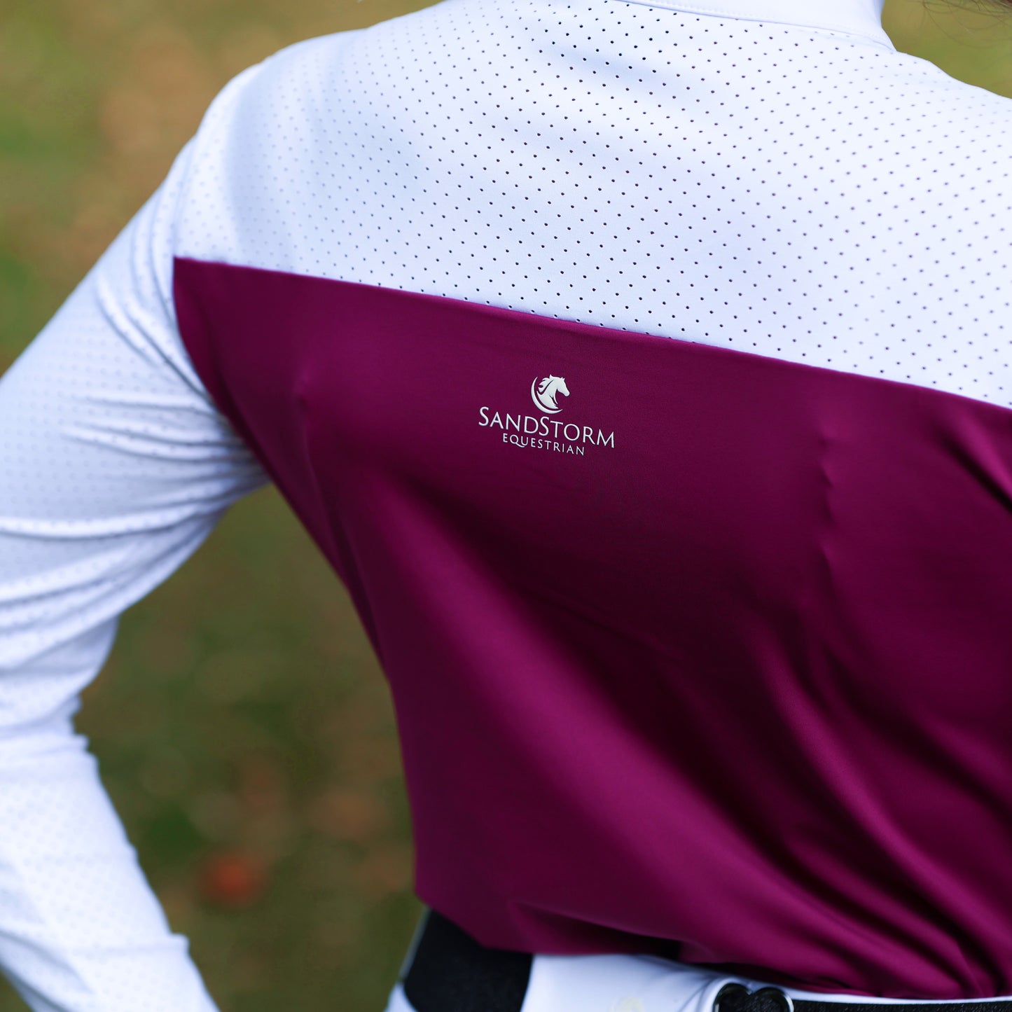 Sandstorm Equestrian - Show Shirt - Plum - Pre Order Plum Collection