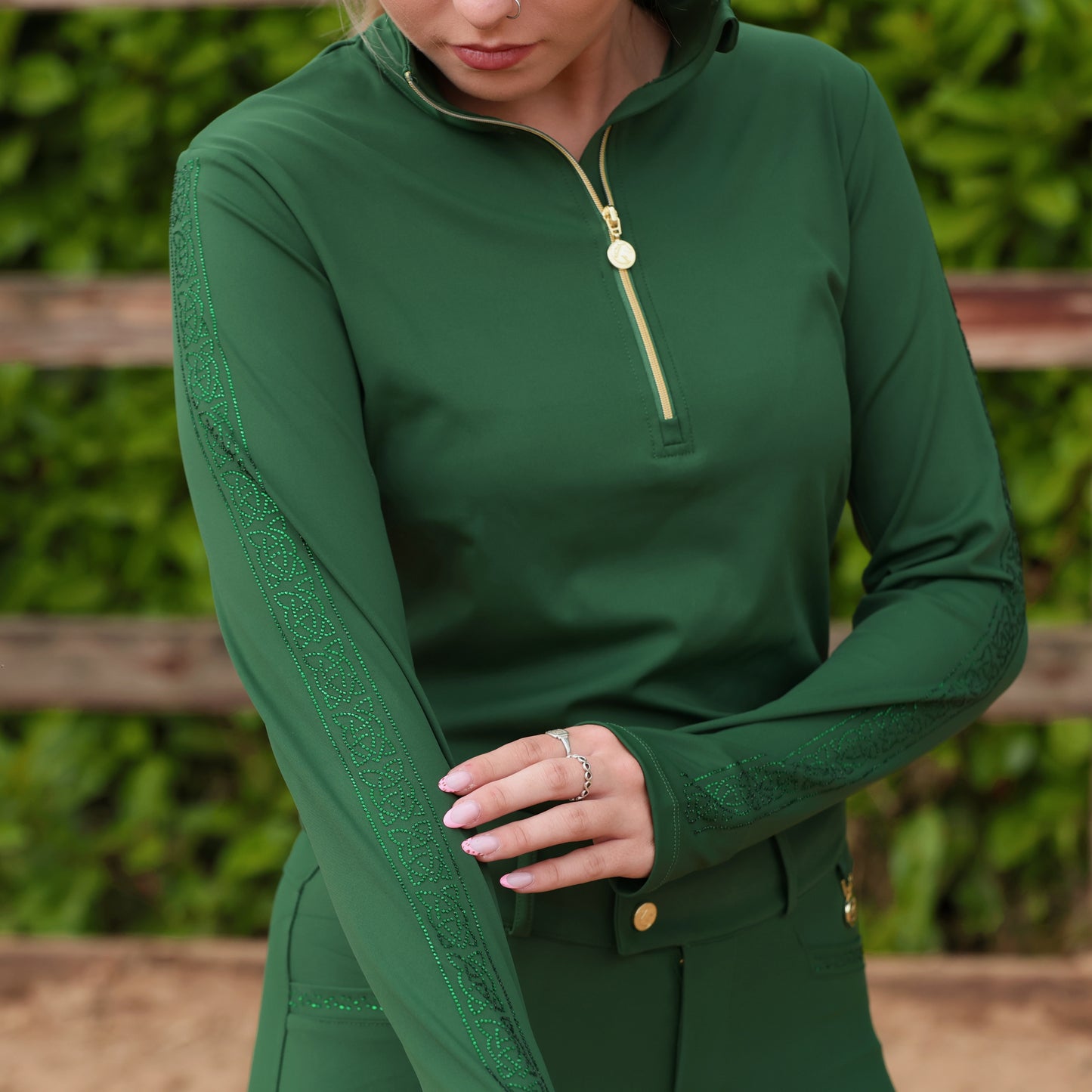 Sandstorm Equestrian - Performance Sport Base Layer - Lonraí Emerald