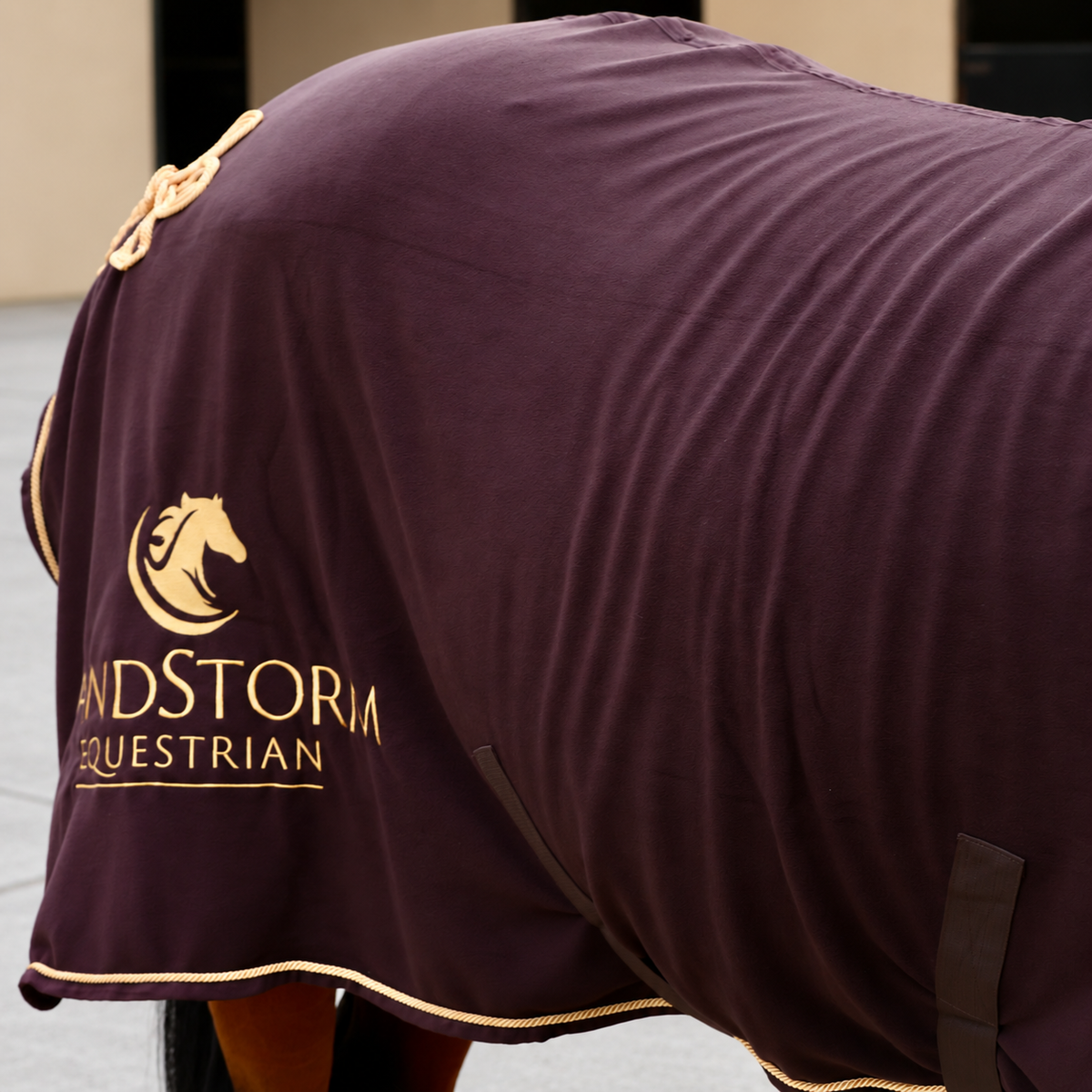 Fleece Cooler Rug - Chocolate Brown
